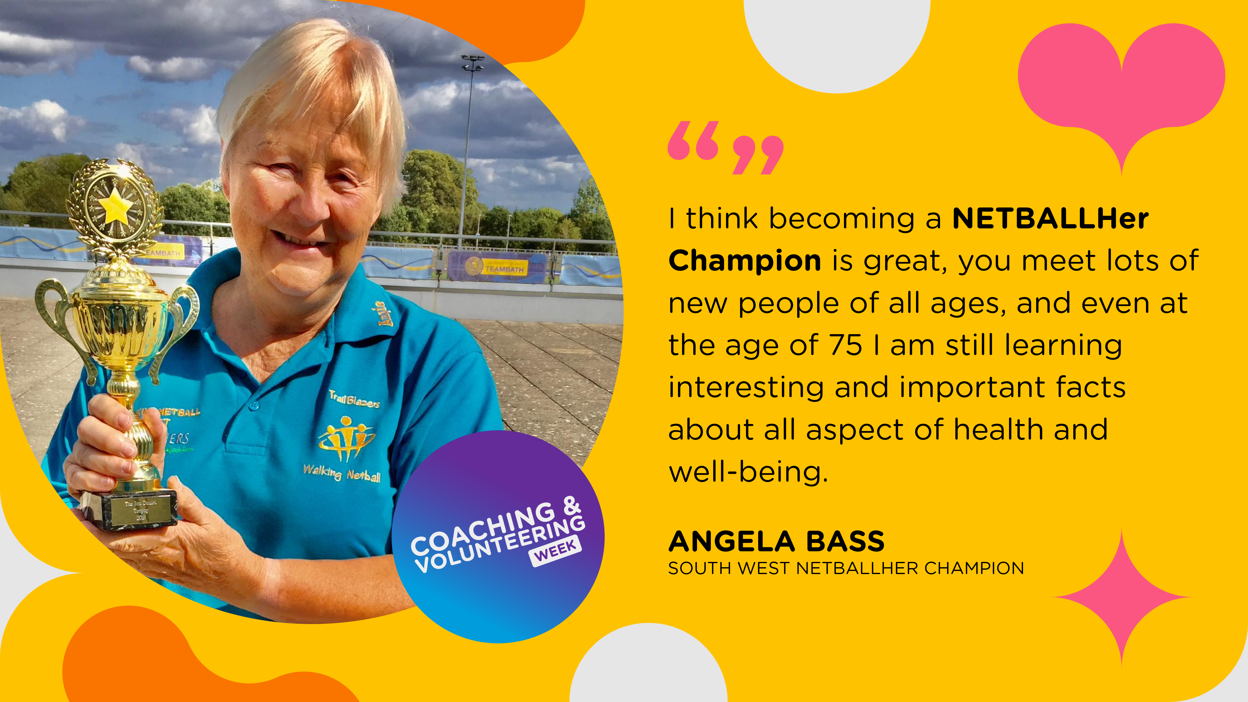 NETBALLHer Champion Angela Bass shares for Volunteers Week 2025