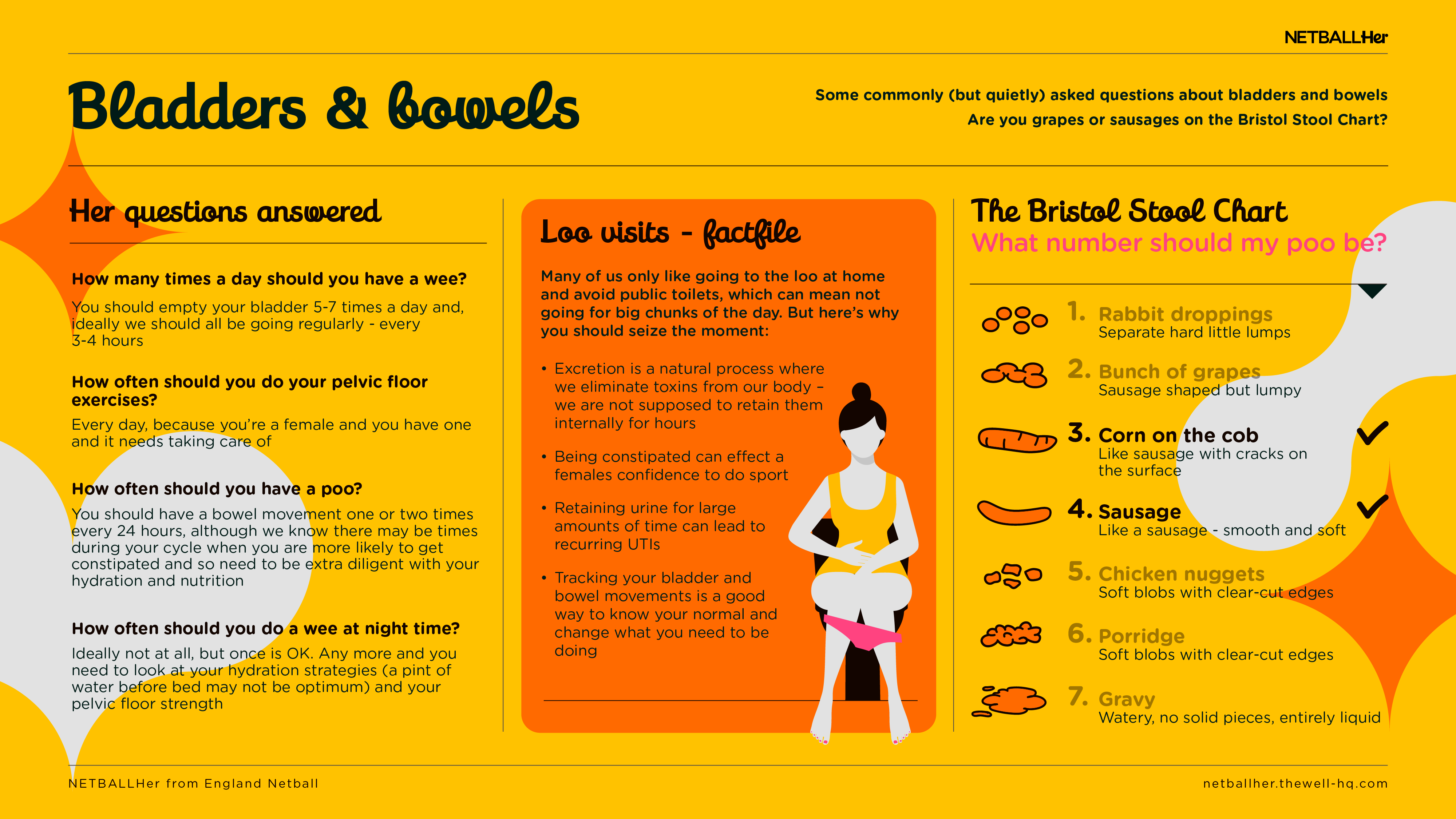 bladder and bowel infographic